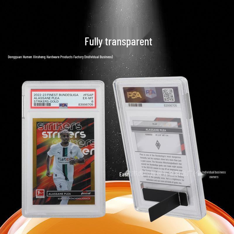 TPU Silicone Protective Case for PSA Graded Pokémon Star Collector Cards with Backplate