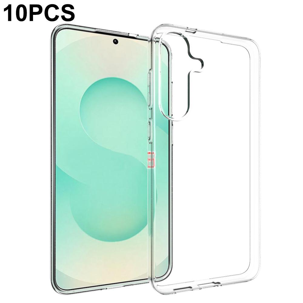

10Pcs/Pack For Samsung Galaxy S25 FE Case Watermark Free TPU Protective Clear Phone Cover A