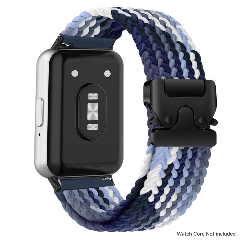 Nylonarmband für Samsung Galaxy Fit 3 Armband Verstellbares geflochtenes Solo-Loop Ersatzarmband für Samsung Fit 3 Uhrenarmband