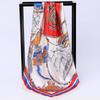 New sailboat printing simulation silk printing silk scarf fashion shawl sunscreen headscarf women