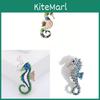 Ocean Creature Brooch Pin With Electroplated Finish For Unisex Fashion Decor
