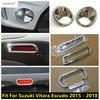 Vorderstoßstange Nebelscheinwerfer / Heckbremsleuchte Rahmen Dekoration Abdeckung Zierleiste Für Suzuki Vitara Escudo 2015 - 2018 ABS Chrom Zubehör