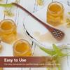 Wood Honey Drizzler 3PCS, Honey Dipper Sticks Wooden Honey Comb Honey Stick Small Honey Dipper Spoon Syrup Dippers for Honey Jar Dispense Drizzle
