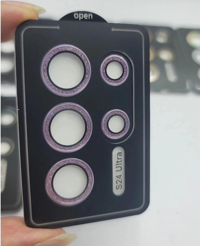 

Для Galaxy S24 Plus блестящее защитное кольцо для камеры со стразами для объектива камеры для Samsung Galaxy S23 Ultra