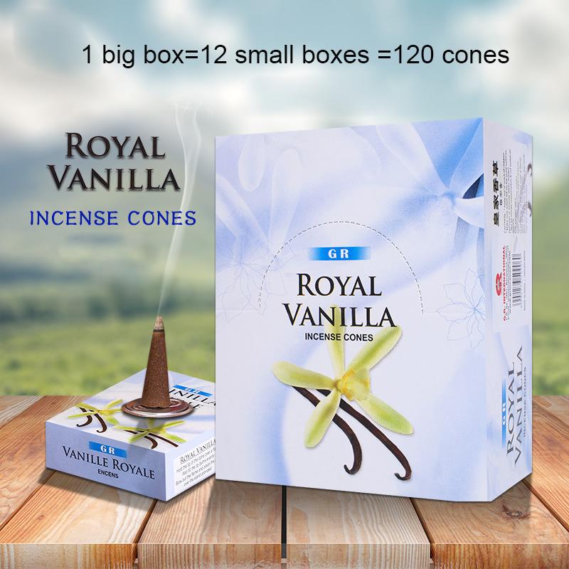 

120 шт./лот Индийские благовонные конусы с подставкой для благовоний Натуральный сандал Лаванда Ароматы для медитации для дома Башенные благовония Vanilla