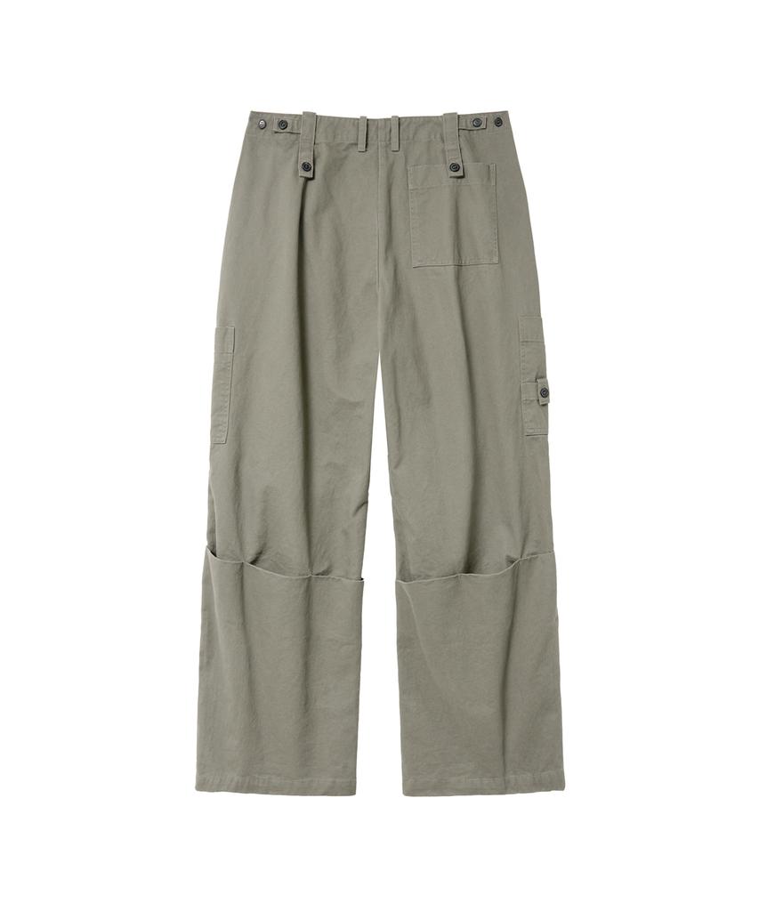 PARAKEET Vintage Washed Cotton Work Pants (Khaki)