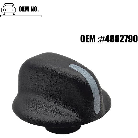 AC Heater Control Knob Compatible with Jeep Wrangler 1997 1998 Year, Blower Fan knob for 4882790