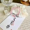 Hand-Woven Pink Crystal Grape Bracelet, Adjustable Size, Fresh Design