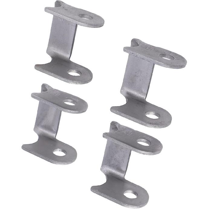 4Pcs Shock Swing Arm Weld On Mounting Bracket Kit Steel Alloy Secure Fixation Weld On Shock Mounts Bracket for ATV Dirt Bike UTV Go Kart