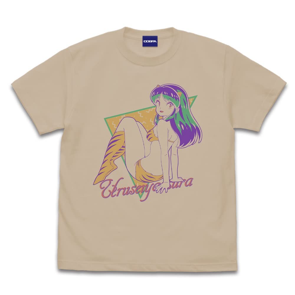 

Футболка Cospa Urusei Yatsura Ram Retro Pop светло-бежевого цвета размера M