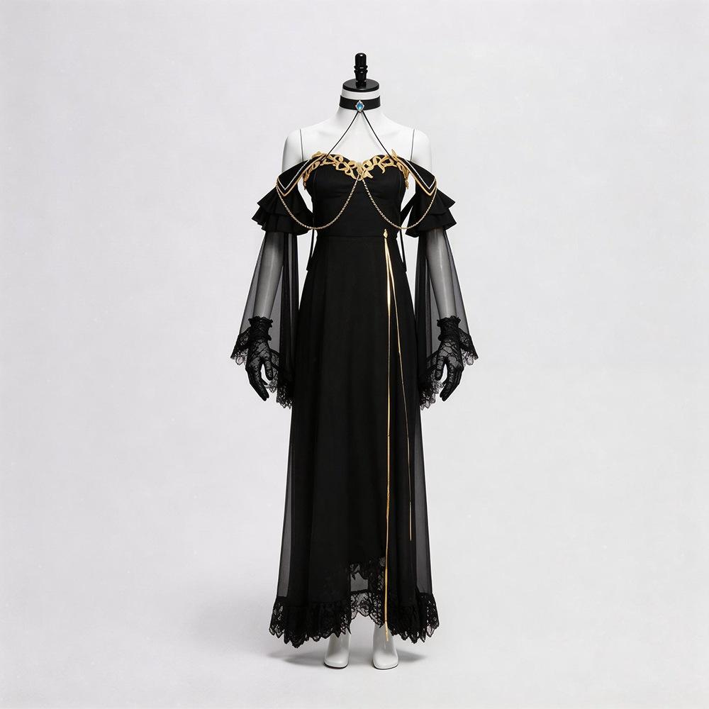 Rebellious Lulu cosplay C.C. cosplay black dress female cosplay 2d cosplay XS