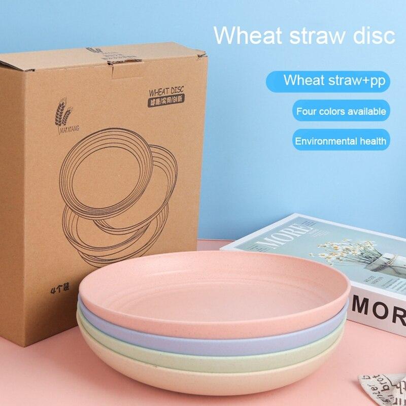 Buy Wheat Straw Dishes Kid Dishes Dining Plate Spit Bone Dish Household