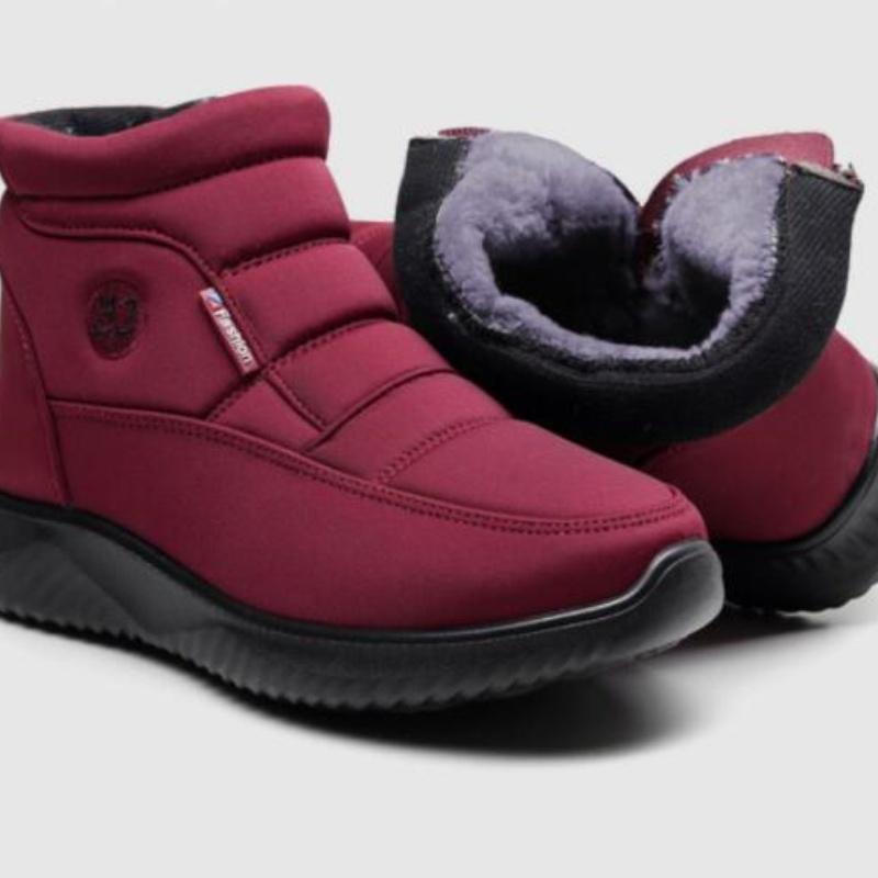 Women's Cotton Shoes  Winter New Snow Boots with Plush High Top Cotton Shoes for Warmth and Soft Women's Shoes, Snow Boots