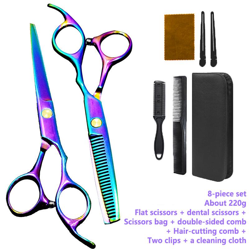 

6.0 Inches Hair Scissors Professional Cutting Shears Thinning Hairdressing Haircut Set Salon Barber & Home Japanese Steel 1001
