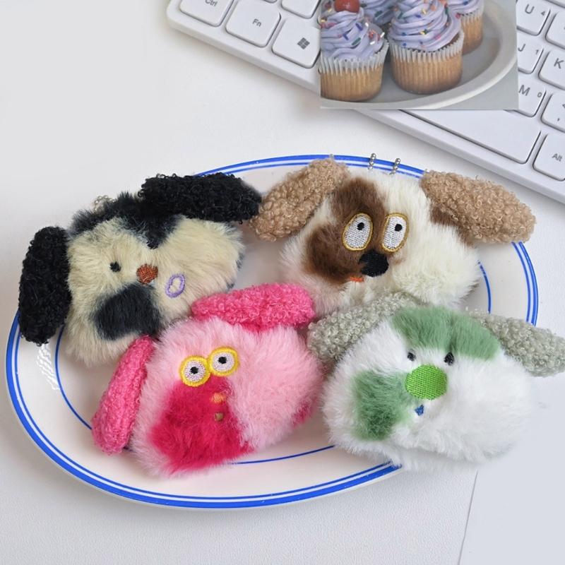 Adorable Plush Scruffy Dog Brooch Pin Adds Fun To Outfits with Soft and Comfortable Dog Key Pendant Perfect for All Ages