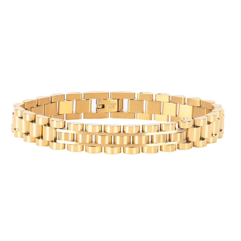 Modisches Armband Elegante Handkette Edelstahllegierung Goldenes Handgelenks-Schmuckstück