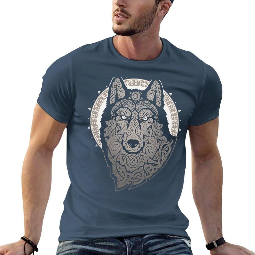 Camiseta Northern Wolf Para Homem Camisetas De Anime Camiseta Oversized De Anime
