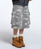 Callout New Year Cony Camo Two-Way Cargo Pants / Light Grey