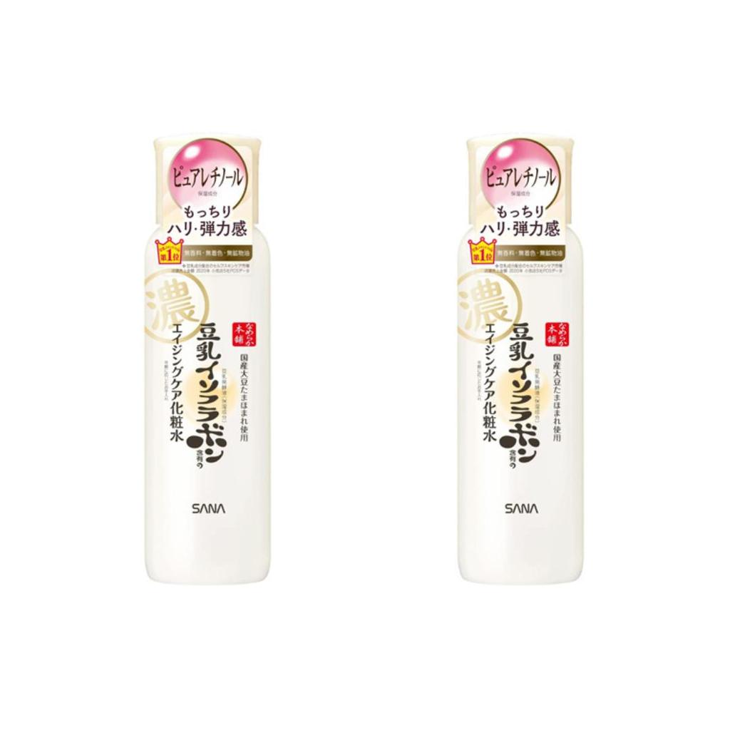 SANA Namerakahonpo Sojamilch Isoflavon Anti-Aging Falten Haut N 200ml, Emulsion N 150ml, Augencreme N 20g, Gelcreme N 100g (12 Optionen)