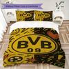 Dortmund Pattern Bedding uilt Set uilt Cover Pillowcase Home Decoration Birthday Gift (1 * duvet cover + 2 * pillowcase  without core)29