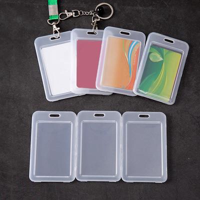 5/10Pcs Card Cover Unisex Clear Card Holder Universal Work ID Waterproof Transparent Protective Case