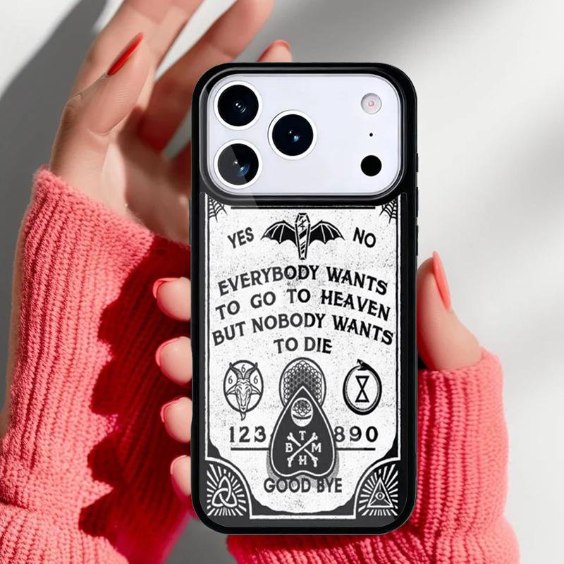 Ouija Board Soft Art Print Phone Case for iPhone 17 Air 16e 15 14 13 Pro Max Back Cover for 12 11 Pro Coque
