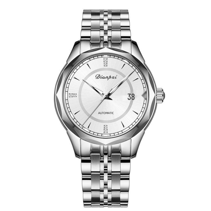 

Dianpai Men s Automatic Dual-Calendar Luminous Waterproof Watch