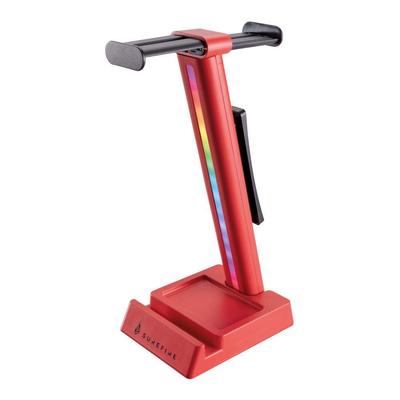 Stojak Na Słuchawki SureFire Vinson N1 Dual Balance Gaming RGB Red