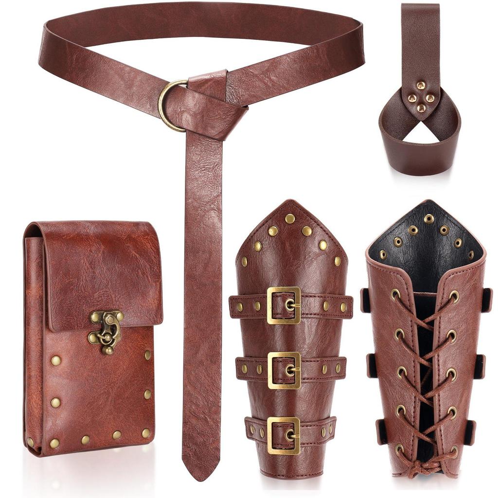 Středověký vikingský opasek parní náramek renesanční vintage ledvinka halloweenské cosplay doplňky pro převleky