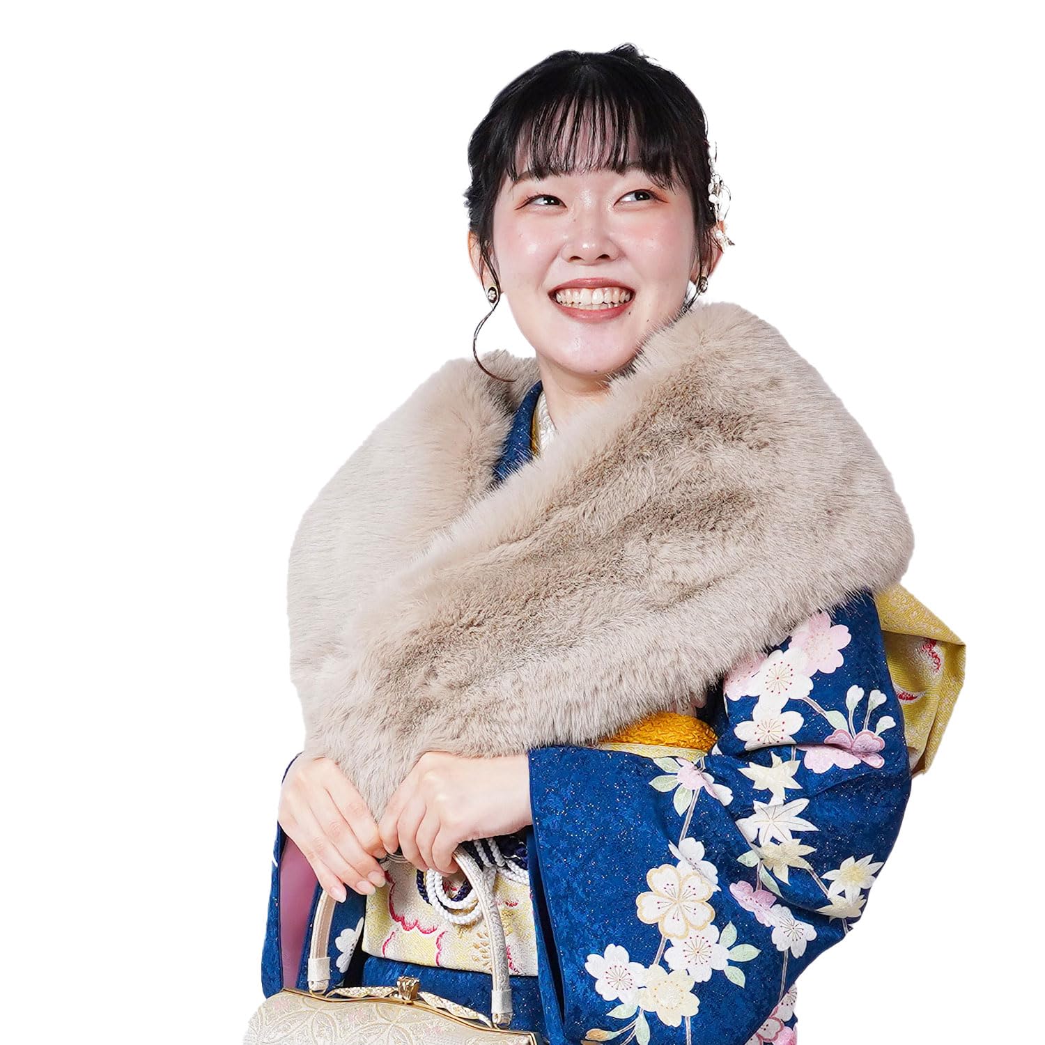 

Хутро Штучне Повноліття Великий Високий Японський Західний Випускний Холодний Милий [Амемарі] Шаль, Хутро, Церемонія, Кімно з довгим рукавом, Об ємний, Лисицеподібний, Білий,