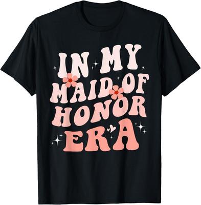 In meiner Brautjungfer-Ära Groovy Brautjungfer Hochzeitsgesellschaft Süßes Geschenk Unisex T-Shirt