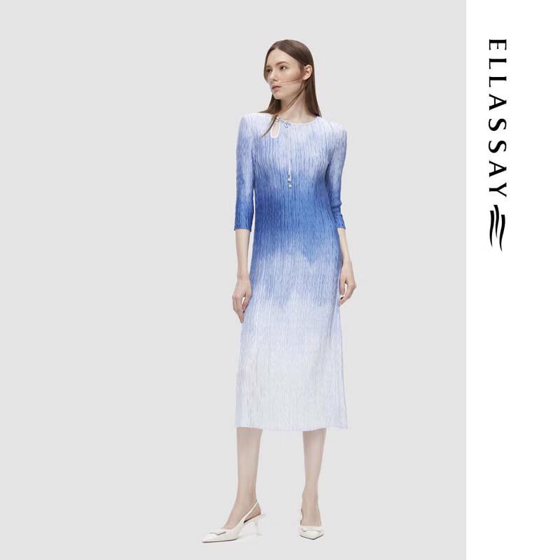 ELLASSAY New Chinese Artistic Mid-length Dress