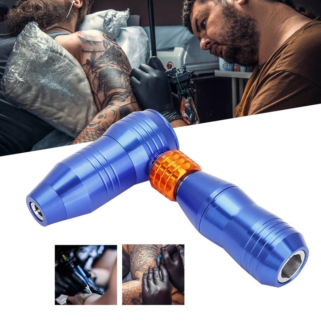 Motor Tattoo Machine DC Interface Alloy Eyebrow Tattoo Liner Shader DeviceBlue