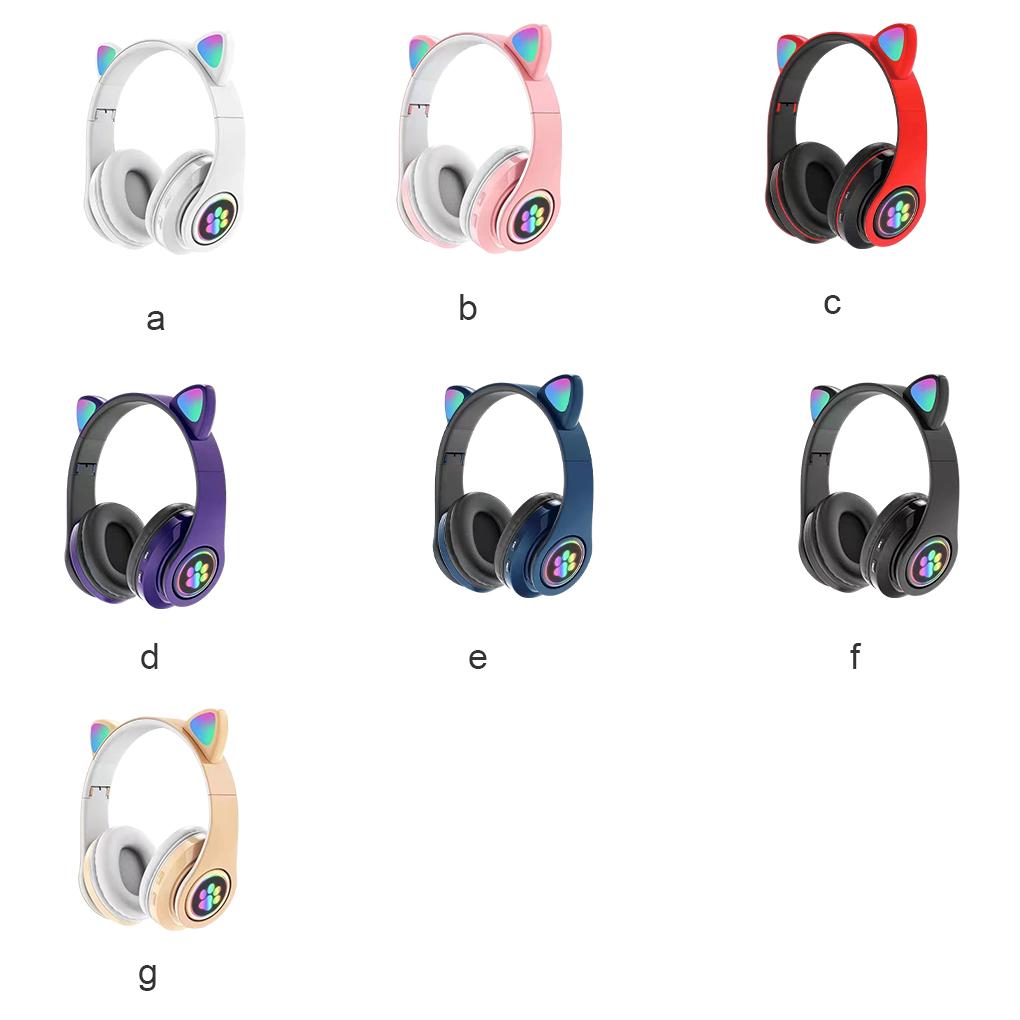 Glow Headset Wireless Earstud Gaming Supplies Fine Workmanship Multicolored Cute Looking Sweet Gift Noise Reduction