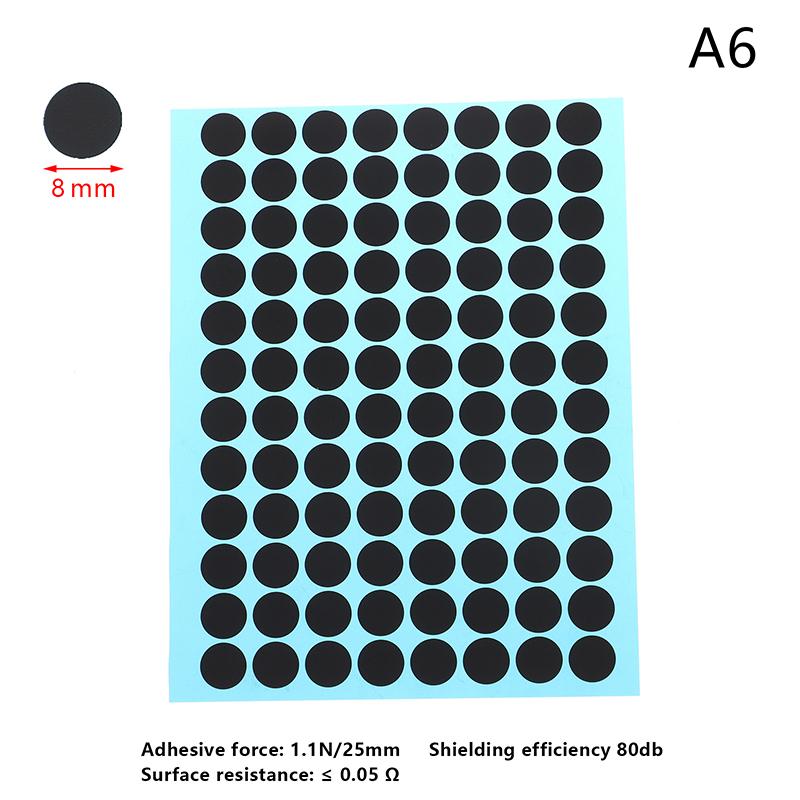 Diameter 1.5/2/3.5/7/8/9MM Black Conductive Rubber Pads Keypad Repair Kit For IR Remote Control Conductive Rubber Buttons