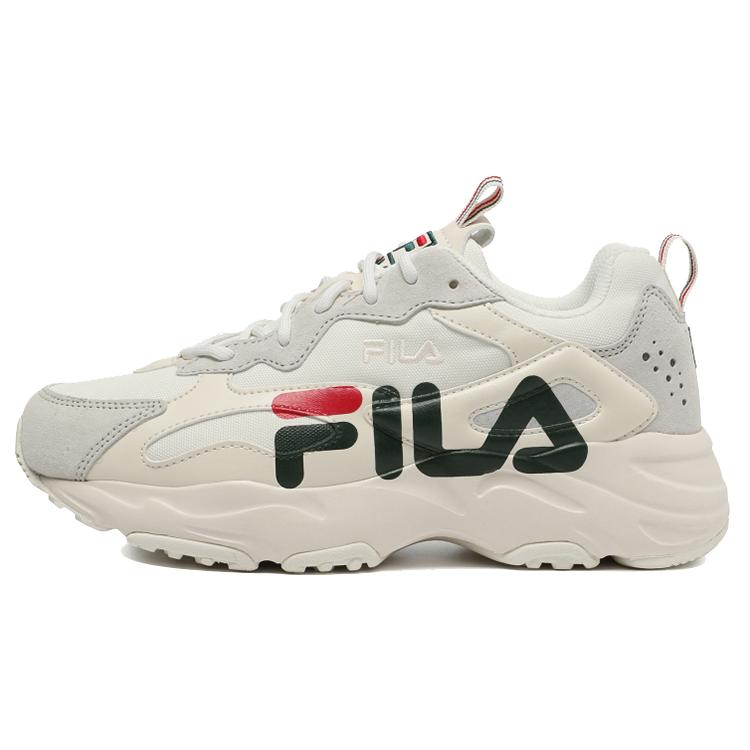 FILA Ray Tracer Linear Low Top Running Shoes Grey/Black/Red 1RM01346_142 255