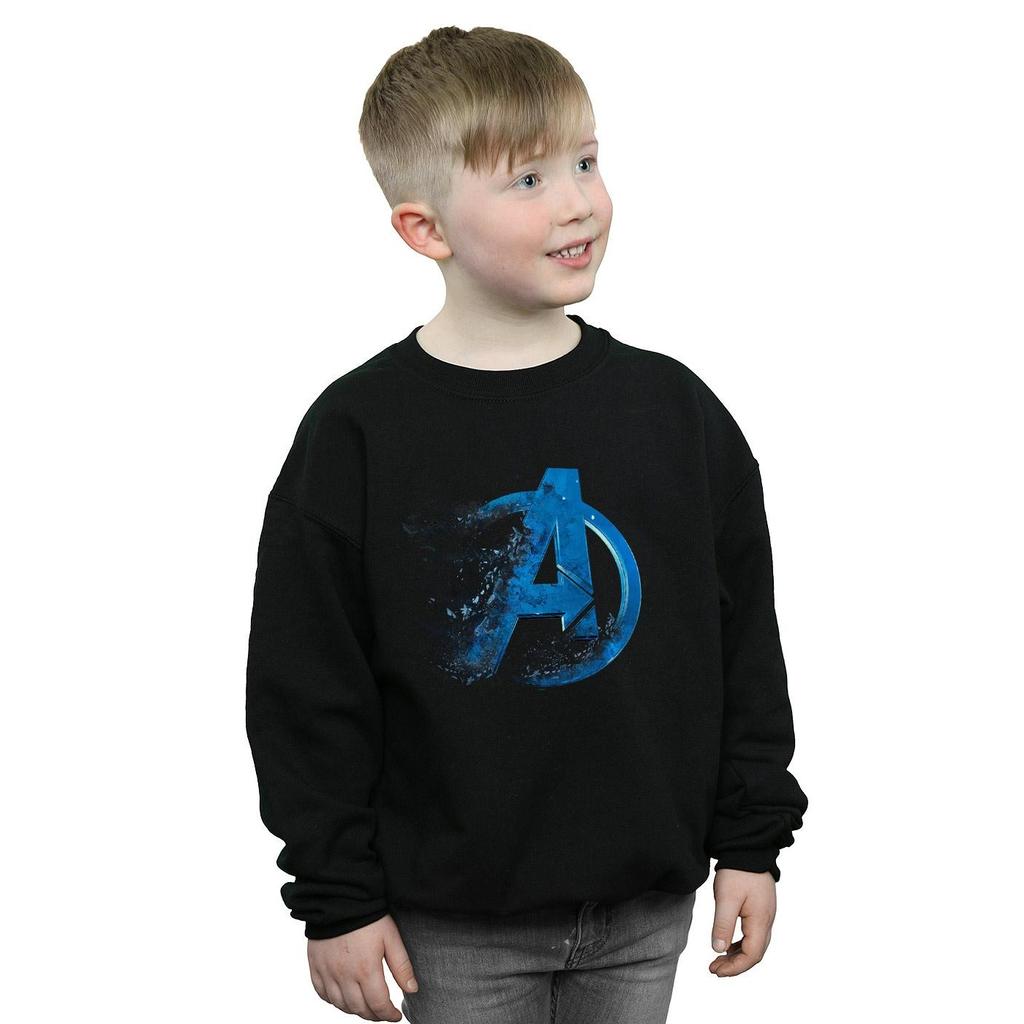 Marvel Boys Avengers Endgame Dusted Logo Sweatshirt