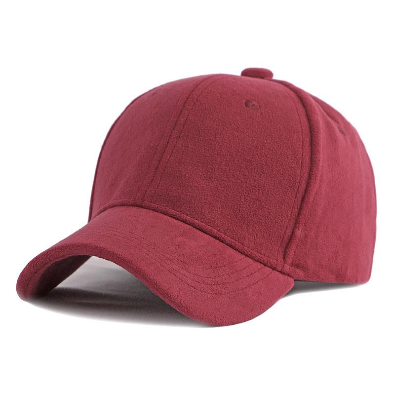 Suede Baseball Cap Snapback Adjustable Breathable Dad Hats For Women and Men Unisex Soft Faux Suede Casual Solid Color Sport Hat