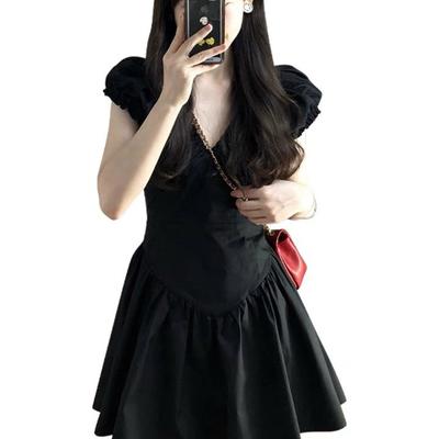 New Small Dress Women's Black High-end Small Black Dress Summer Women's Clothing
