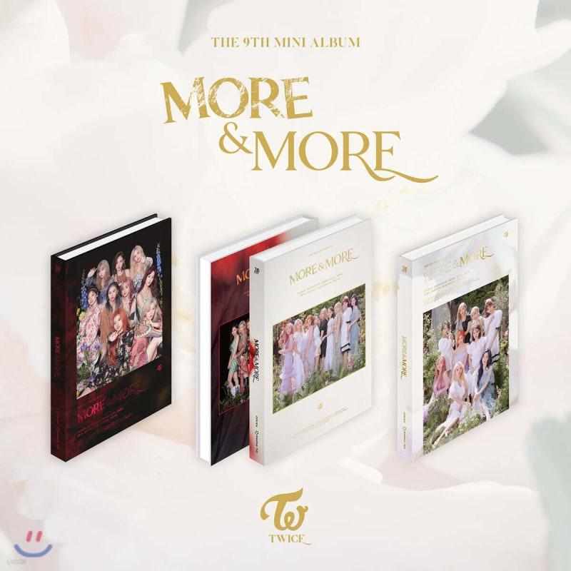 

TWICE - 9th Mini Album: MORE & MORE [1 of A, B, C versions will be sent randomly]