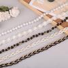 Elastic Buckle Pearl Waist Chain Pearl Decoration Pearl Belt Accessory  Dress Accessories