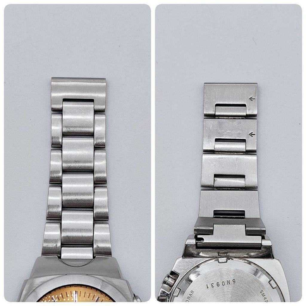 Used In Operation/with Translation SEIKO SUS AGS 5M42-0E50 Men's Watch Seiko SUS