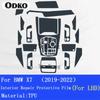 Car Sticker For BMW transparent Promotion TPU Film stickers For BMW X7  Navigation Control Interior Car accessories