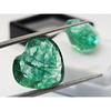 Natural Emerald Colombian Green Heart Cut 20+ Ct Pair Fabulous Loose Gemstone