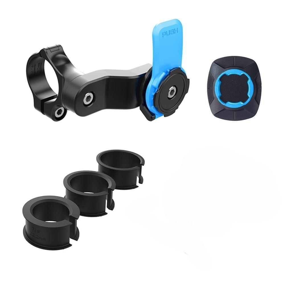 1PC Quad Lock Motorcycle Bike Phone Holder Shock Absorber Phone Bracket Vibration Damper Self Lock Anti-shake MTB Handlebar Holder