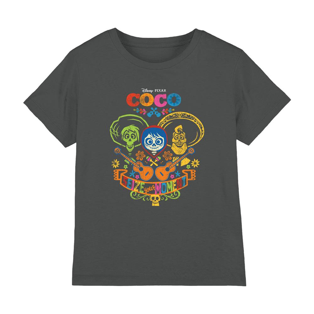 Coco Girls Miguel Skeleton Heather T-Shirt