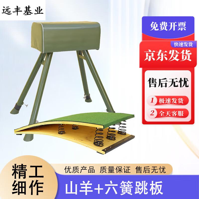 Gymnastics Vaulting Horse and 6-Spring Springboard Set