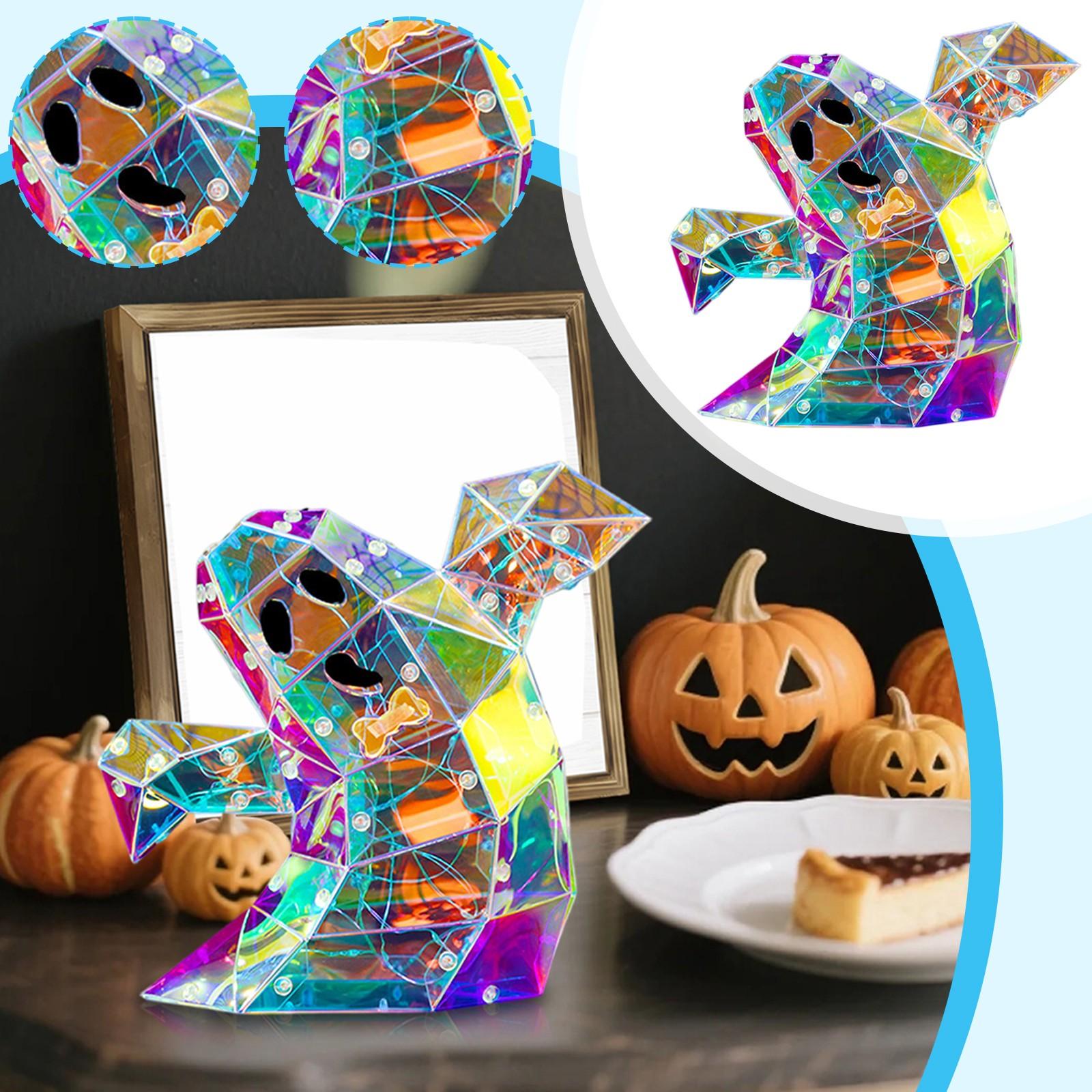 

Красочное светящееся украшение на Хэллоуин, подарок для оформления карнавальной ночной вечеринки, ночник, украшения One Size