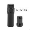20 Pieces M12 Wheel Lug Nuts with Socket Open End Spare Parts Accessory Replacement