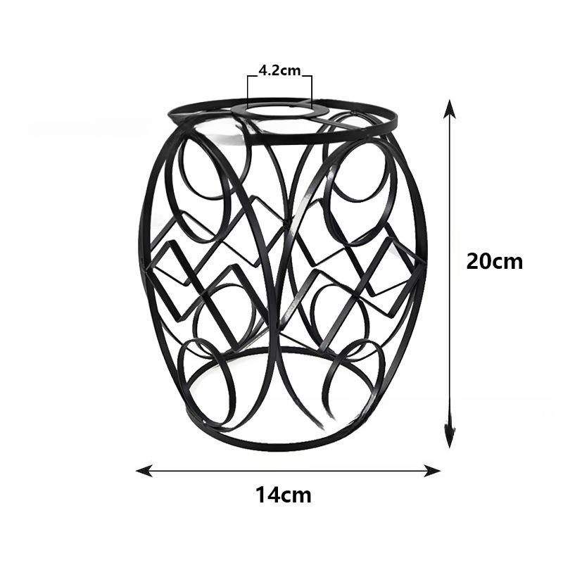 Retro DIY Iron Lampshade Light Guard Iron Bell E27 Bulb Proetctor Ceiling Hanging Lamp Cover Metal Wire Cage Industrial Style